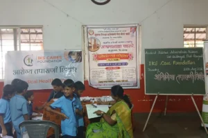 Anemia detection camp at Govt Ashramshala Ashramshala Padsare