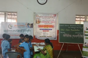 Anemia detection camp at Govt Ashramshala Ashramshala Padsare