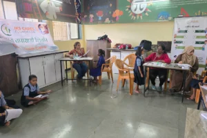 Anemia detection camp at Govt Ashramshala Bhaliwadi Taluka Karjat