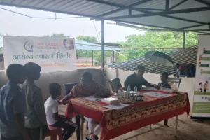 Anemia detection camp at Govt Ashramshala Chafewadi Taluka Karjat