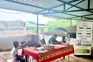 Anemia detection camp at Govt Ashramshala Chafewadi Taluka Karjat