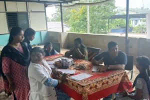 Anemia detection camp at Govt Ashramshala Chafewadi Taluka Karjat