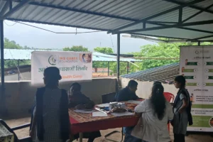 Anemia detection camp at Govt Ashramshala Chafewadi Taluka Karjat