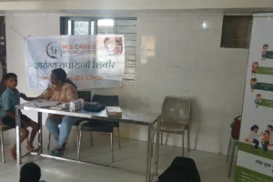 Anemia detection camp at Govt Ashramshala Chirner Taluka Uran