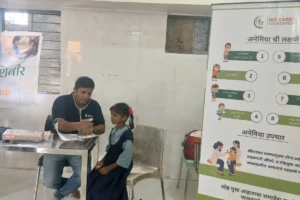Anemia detection camp at Govt Ashramshala Chirner Taluka Uran