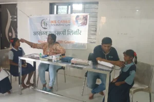 Anemia detection camp at Govt Ashramshala Chirner Taluka Uran