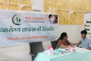 Anemia detection camp at Govt Ashramshala Dongarpada Pathraj
