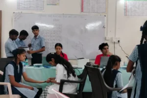 Anemia detection camp at Govt Ashramshala Dongarpada Pathraj