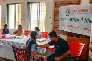 Anemia detection camp at Govt Ashramshala Government Ashramshala Varsai Pen