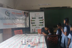 Anemia detection camp at Govt Ashramshala Government Ashramshala Varsai Pen