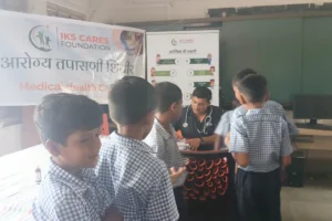 Anemia detection camp at Govt Ashramshala Government Ashramshala Varsai Pen