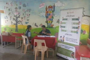 Anemia detection camp at Govt Ashramshala Government Pen 03
