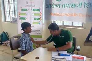 Anemia detection camp at Govt Ashramshala Government ashramshala Kolghar Alibaug