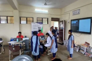 Anemia detection camp at Govt Ashramshala Government ashramshala Kolghar Alibaug