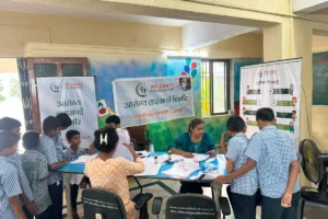 Anemia detection camp at Govt Ashramshala Government ashramshala Sawarsai Taluka Pen