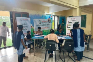 Anemia detection camp at Govt Ashramshala Government ashramshala Sawarsai Taluka Pen