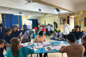Anemia detection camp at Govt Ashramshala Government ashramshala Sawarsai Taluka Pen