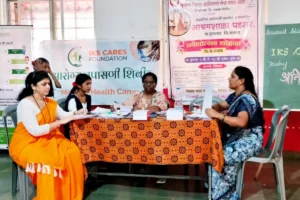 Anemia detection camp at Govt Ashramshala Padsare