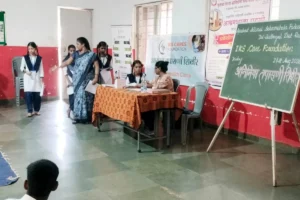 Anemia detection camp at Govt Ashramshala Padsare