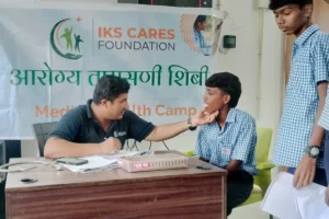 Anemia detection camp at Govt Ashramshala Pinglas Taluka Karjat