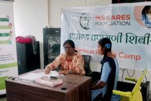 Anemia detection camp at Govt Ashramshala Pinglas Taluka Karjat