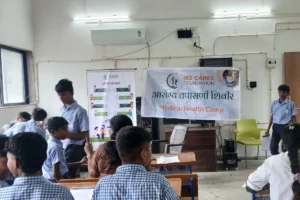 Anemia detection camp at Govt Ashramshala Pinglas Taluka Karjat