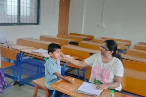 Anemia detection camp at Govt Ashramshala Pinglas Taluka Karjat