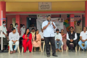 Anemia detection camp at ZPHS Annojiguda Rangareddy