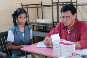 Anemia Detection Camp at Sharda Vidyalay Padgha