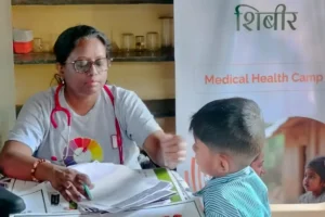 Anemia detection camp at Govt Ashramshala Anudanit ashramshala Mangaonwadi Neral Taluka Karjat