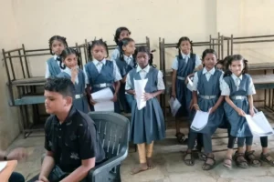 Anemia detection camp Sharda Vidyalay Padgha
