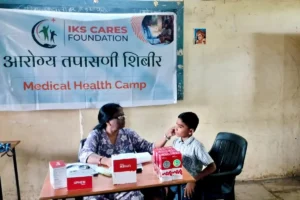 Anemia detection camp Sharda Vidyalay Padgha