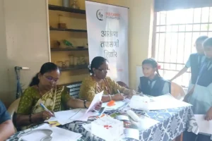 Anemia detection camp at Govt Ashramshala Anudanit ashramshala Mangaonwadi Neral Taluka Karjat