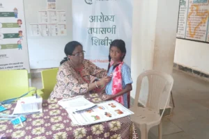 Anemia detection camp at Govt Ashramshala Ashramshala Kadvan Mandangad