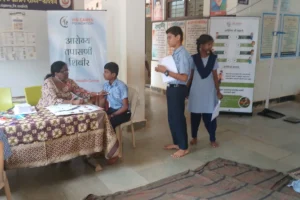 Anemia detection camp at Govt Ashramshala Ashramshala Kadvan Mandangad