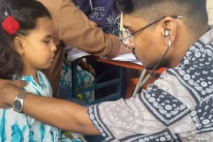 Anemia detection camp at Govt Ashramshala Community camp at Panjarapole Chembur Mumbai