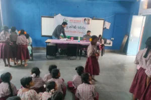 Anemia detection camp at Govt Ashramshala TGSWRIES Girls Andole