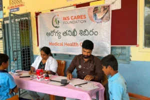 Anemia detection camp at Govt Ashramshala ZPHS Abdullapurmet