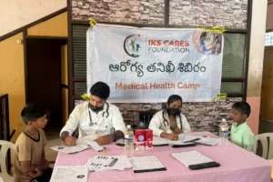Anemia detection camp at boys school Keesara