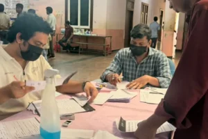 Anemia detection camp at boys school Keesara